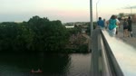 View from the Bat Bridge in Austin, TX