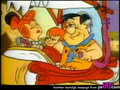Fred Flintstone invents the seat belt