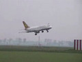 Airplane Landing by a Student