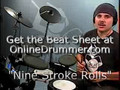 Drum Lessons: Learning To Read: 9 Stroke Roll
