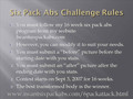 Take my SIX PACK ABS MAN OF THE YEAR challenge - Start Sept 3rd  