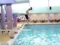 Funny Video of Fat Kid Diving into a Pool