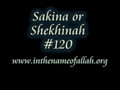 120 Sakina or Shekhinah