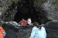 Scotland travel: Culzean Castle shoreline pirate smuggling caves 
