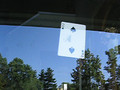 David Blaine "Card through window" tick