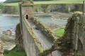 Scotland travel: Tantallon Castle pan 