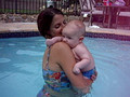 Swimming with Mommy