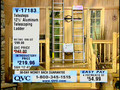 Guy falls off lader and injures himself live on qvc shopping channel