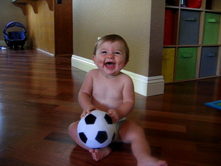 Brylie loves soccer