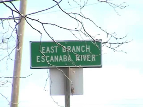 East Branch Escanaba River Gwinn Michigan.