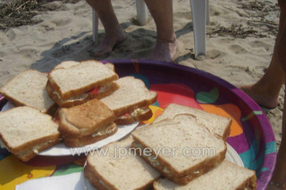 Virginia Beach travel: Sandwiches on Sandbridge Beach. 