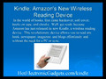 Kindle: Amazon's New Wireless Reading Device