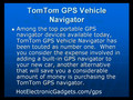 TomTom GPS Vehicle Navigator