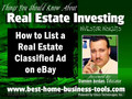 How to List a Real Estate Classified Ad on eBay (Part 1 of 3)