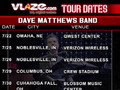 Dave Matthews Band July Tour Dates