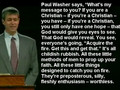 Paul Washer sees Jesus in the Clouds? youtube testimony wiki