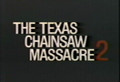 "Texas Chainsaw Massacre 2" Retailer Demo Tape Feb. 1987