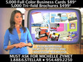 Stellar Concepts & Design Printing business cards 5k for $89