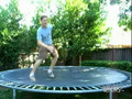 Kid Wipes Out Falling Off Trampoline