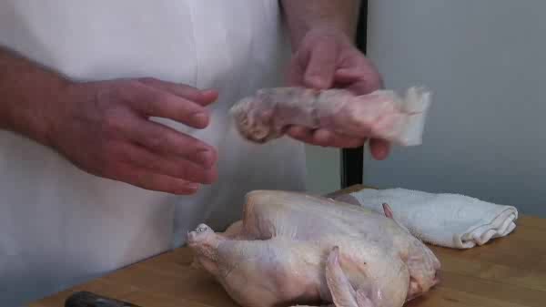 In The Kitchen - Raw Chicken Carve