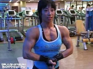 Mi-Hee Yu training