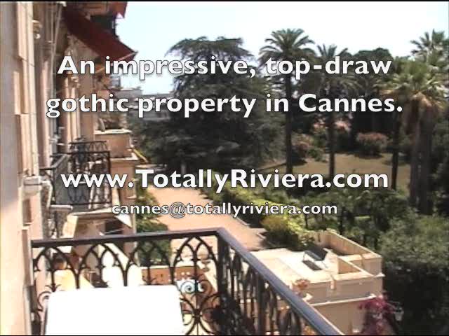 Cannes luxury apartment in Gothic building