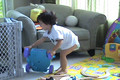 Asher and Aidenne  - At Home With Mommy and Lola 06-26-08.mpg