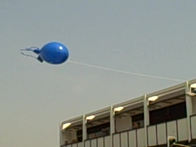 EmploymentCrossing.com balloon hits building