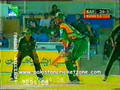 Waqar Younis Gets Justin Ontong of South Africa Caught and Bowled