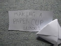 how to make a paper cup 