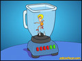 Joe Cartoon - Chris Crocker in a Blender