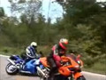 Biker Forgets To Stop