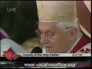 Pope Benedict and the Holy Spirit homily