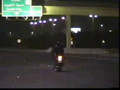 Motorcycle Wipes Out After High Speed Wheelie