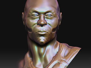 Sculpt with zbrush - Head concept