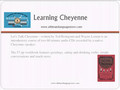 Learning Cheyenne Language