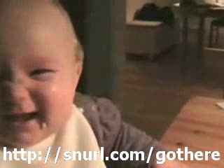 Baby Little Girl Laughing in slow motion FUNNY!
