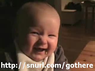 Baby Little girl laughing ORIGINAL