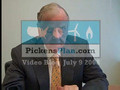 T. Boone Pickens Video Blog: July 9, 2008