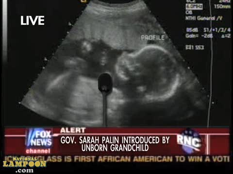 Palin's Daughter's Fetus Speaks at 2008 RNC