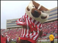 Wisconsin mascot dancing