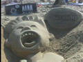 Drink WAT-AAH! sand sculpture in The Hamptons!