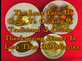 Learn to cook a traditional 3-course Thanksgiving dinner in 90 minutes.