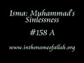 158a Isma or Muhammad's Sinlessness