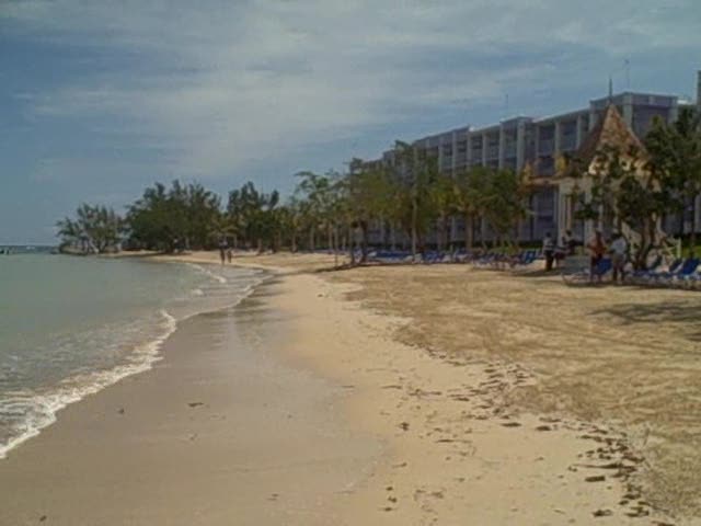 Beach at Riu Montego Bay Jamaica