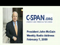 February 7, 2009: President McCain Radio Address