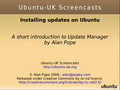 Installing Updates On Ubuntu (2006)