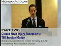 Michigan Lawyers Guide to Traumatic Brain & Closed Head Injury - Part 2 - Video