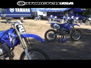 2009 Yamaha YZ250 and YZ125 - Motocross Bikes First Ride