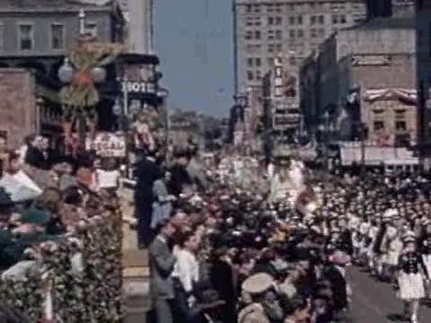 Amateur Footage of Old Mardi Gras Parade â Rare Movie